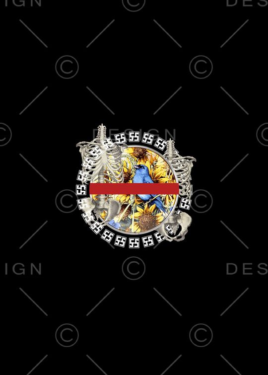 骷髅印花华亿平台图片