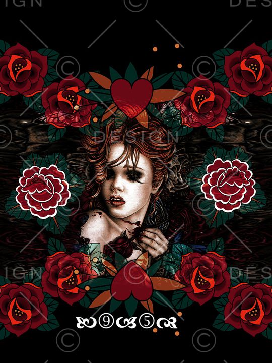 人物印花华亿平台图片