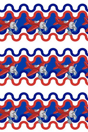 波浪纹印花华亿平台图片