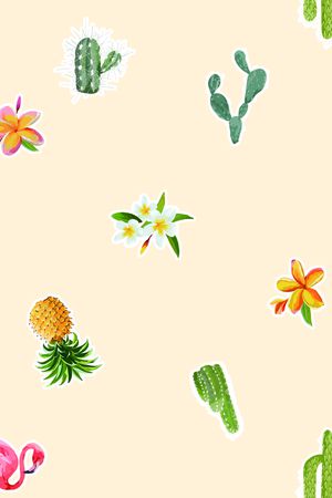 清爽底花卉印花华亿平台图片