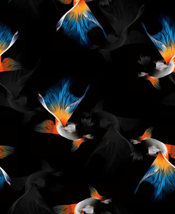 鱼印花华亿平台图片