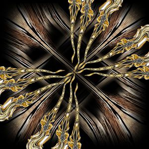 线条画印花华亿平台图片