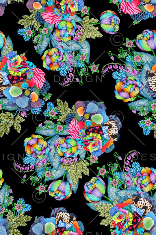 抽象印花华亿平台图片