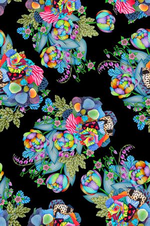 抽象印花华亿平台图片