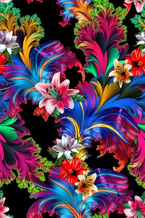 分形印花华亿平台图片