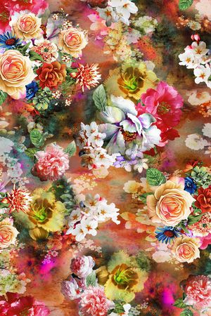 抽象印花华亿平台图片