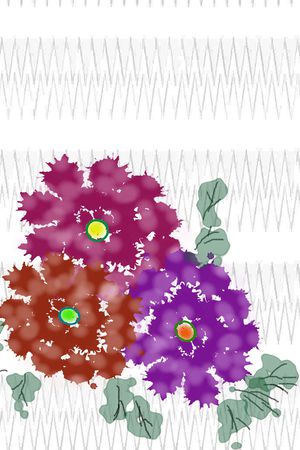 抽象印花华亿平台图片