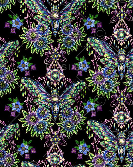 蝴蝶印花华亿平台图片