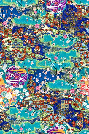 抽象印花华亿平台图片