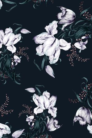 郁金香印花华亿平台图片