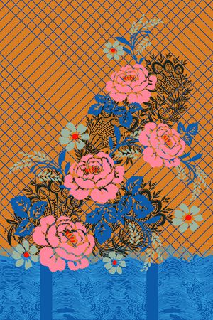 几何印花华亿平台图片