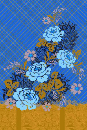 几何印花华亿平台图片