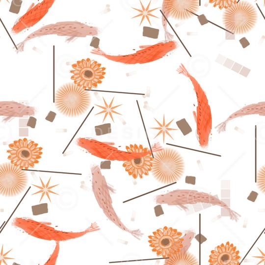 抽象印花华亿平台图片