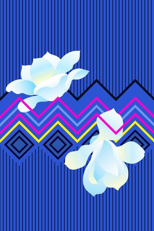 几何印花华亿平台图片