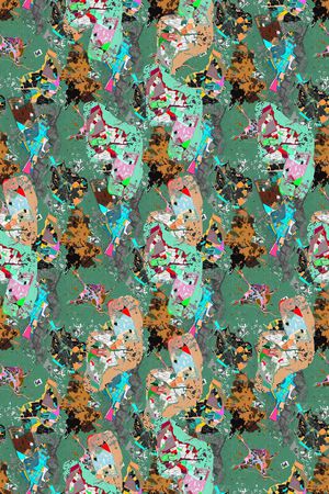 抽象印花华亿平台图片