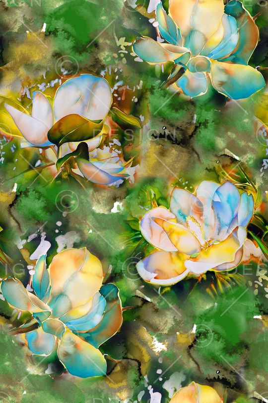 水彩印花华亿平台图片