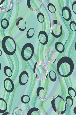 线条画印花华亿平台图片