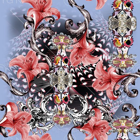 时尚印花华亿平台图片