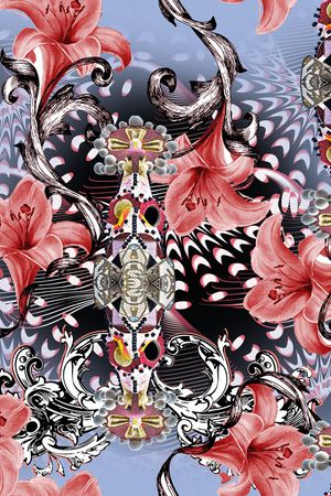 时尚印花华亿平台图片