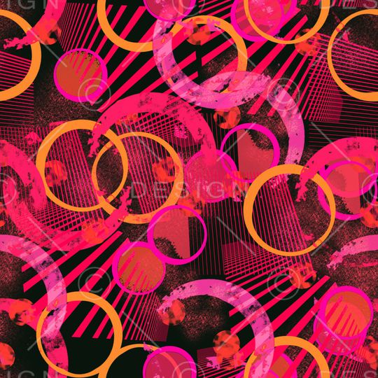 几何印花华亿平台图片