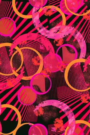 几何印花华亿平台图片