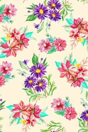 春夏华亿平台印花华亿平台图片