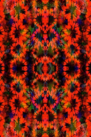 扎染华亿平台印花华亿平台图片