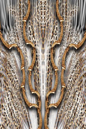 线条画印花华亿平台图片