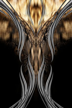 线条画印花华亿平台图片