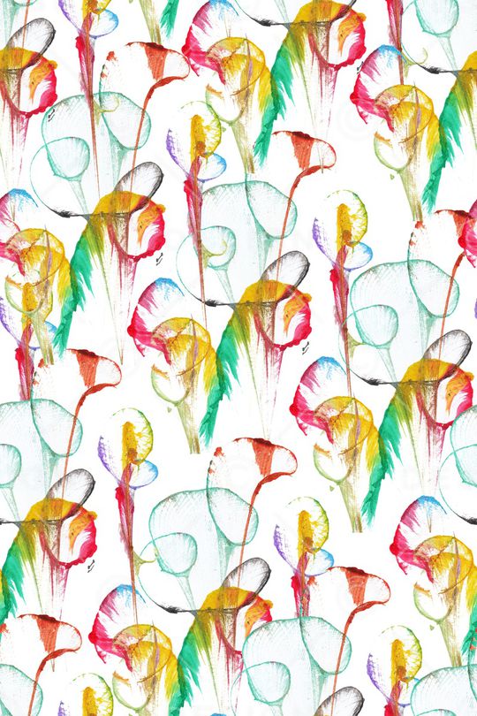 抽象印花华亿平台图片