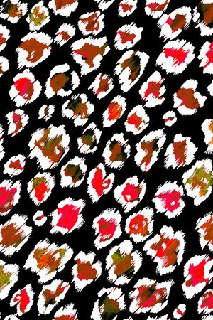 动物纹印花华亿平台图片