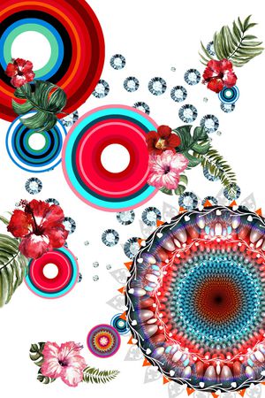 时尚印花华亿平台图片