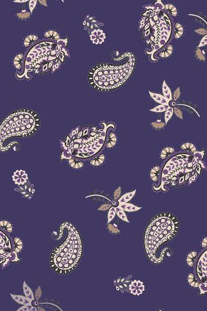 佩斯利印花华亿平台图片