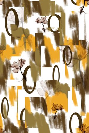 几何印花华亿平台图片