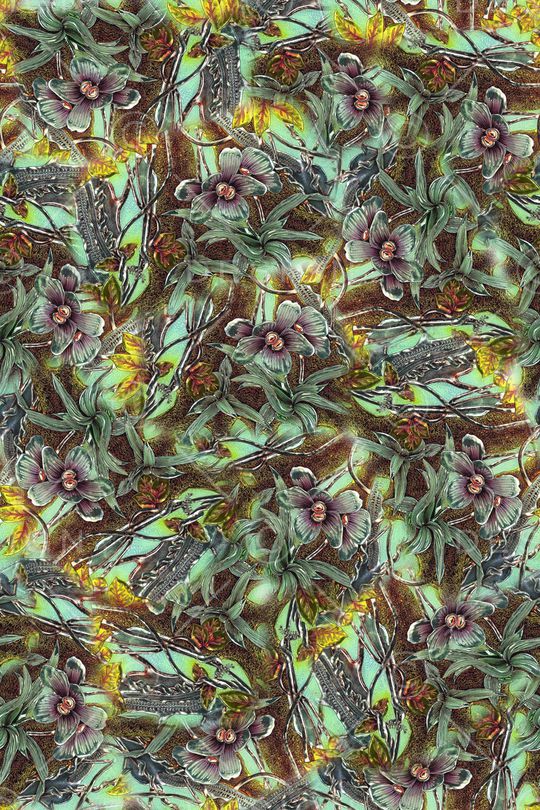 抽象印花华亿平台图片