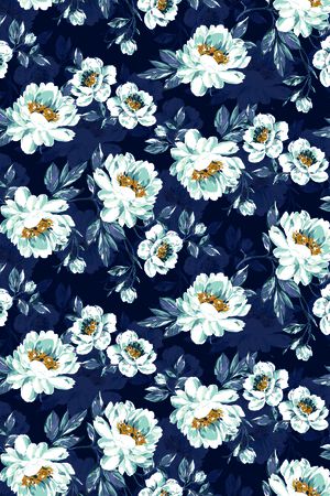 春夏华亿平台印花华亿平台图片