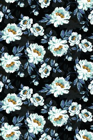 春夏华亿平台印花华亿平台图片