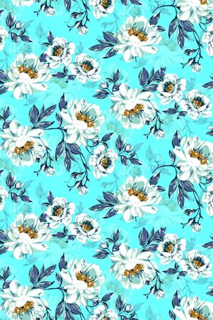 春夏华亿平台印花华亿平台图片