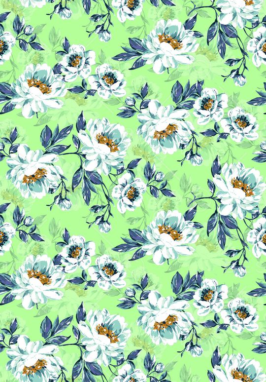 春夏华亿平台印花华亿平台图片