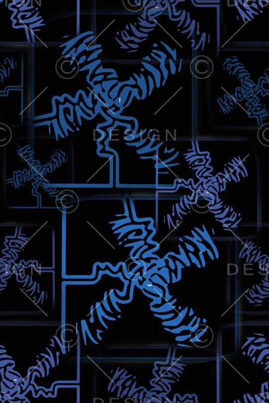 抽象花卉印花华亿平台图片