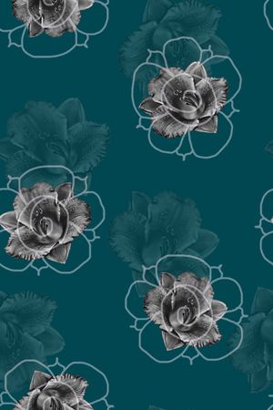 春夏华亿平台印花华亿平台图片