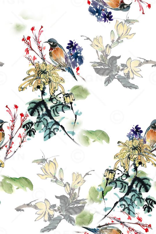 春夏华亿平台印花华亿平台图片