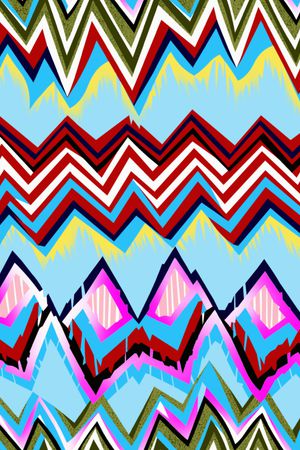 波浪纹印花华亿平台图片