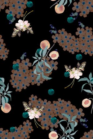 春夏华亿平台印花华亿平台图片