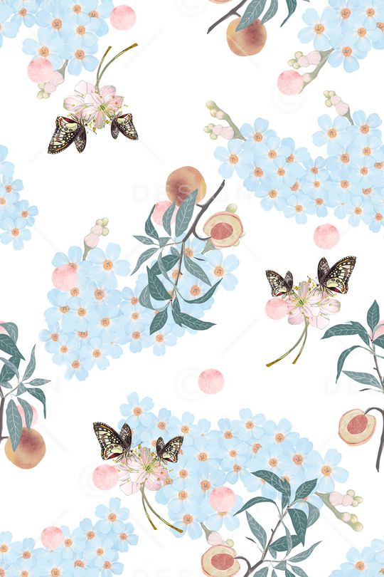 春夏华亿平台印花华亿平台图片