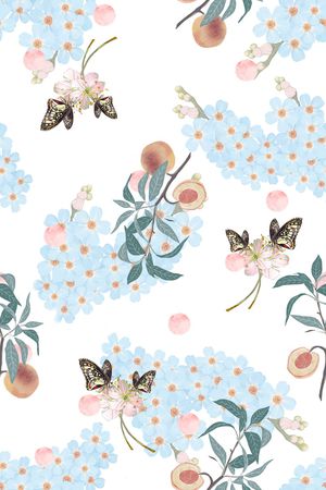 春夏华亿平台印花华亿平台图片