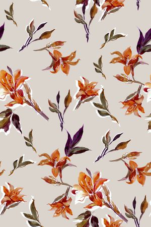 真丝印花华亿平台图片