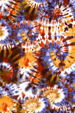 扎染华亿平台印花华亿平台图片