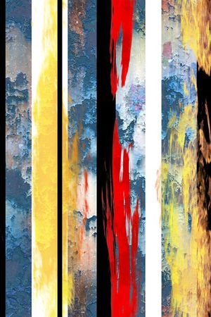 抽象印花华亿平台图片