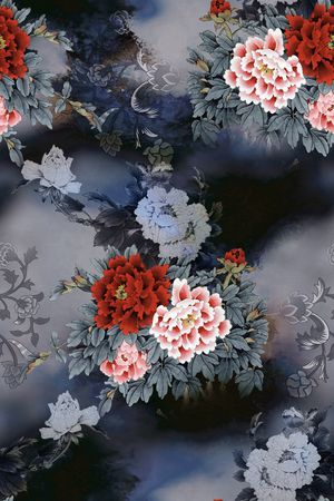 大牌风印花华亿平台图片